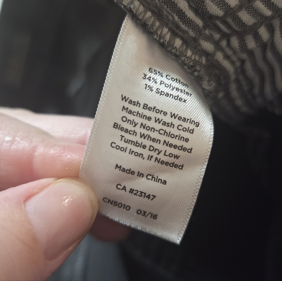 Talbots Flawless 5 Pocket Women's Charcoal Straight Leg Jeggings Jeans - Picture 4 of 4